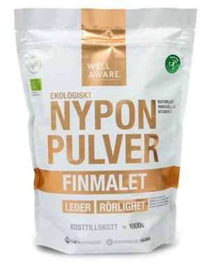 WellAware Nyponpulver Finmalt